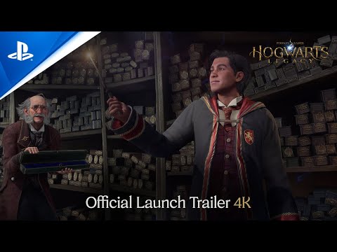 Hogwarts Legacy - Official 4K Launch Trailer | PS5 & PS4 Games