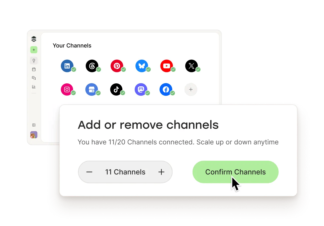 Adding and removing connected channels in Buffer.