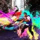 A colorful battle between Street Fighter 6 characters.